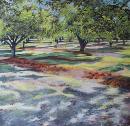Chataigniers dr&ocirc;mois - 50x50
