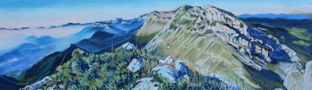 Pic Saint Michel, Vercors - 50x23