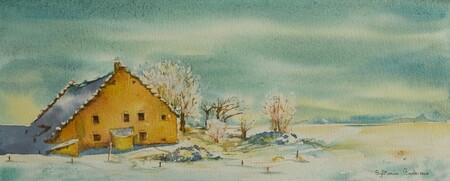 Ferme plateau du Vercors - 40x20