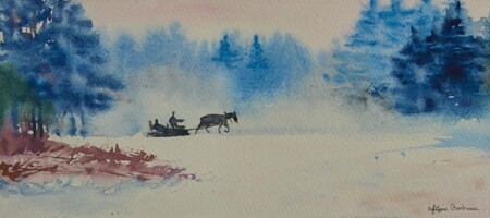 For&ecirc;t de Lans en Vercors -40x20