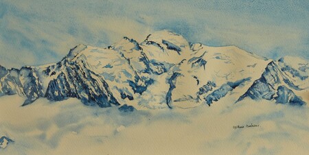 Le Mont Blanc - 40x20