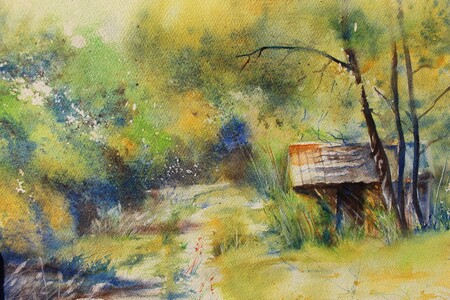 Cabanes foresti&egrave;res - 50x40